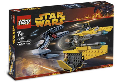 LEGO Set-Jedi Starfighter & Vulture Droid-Star Wars / Star Wars Episode 3-7256-4-Creative Brick Builders